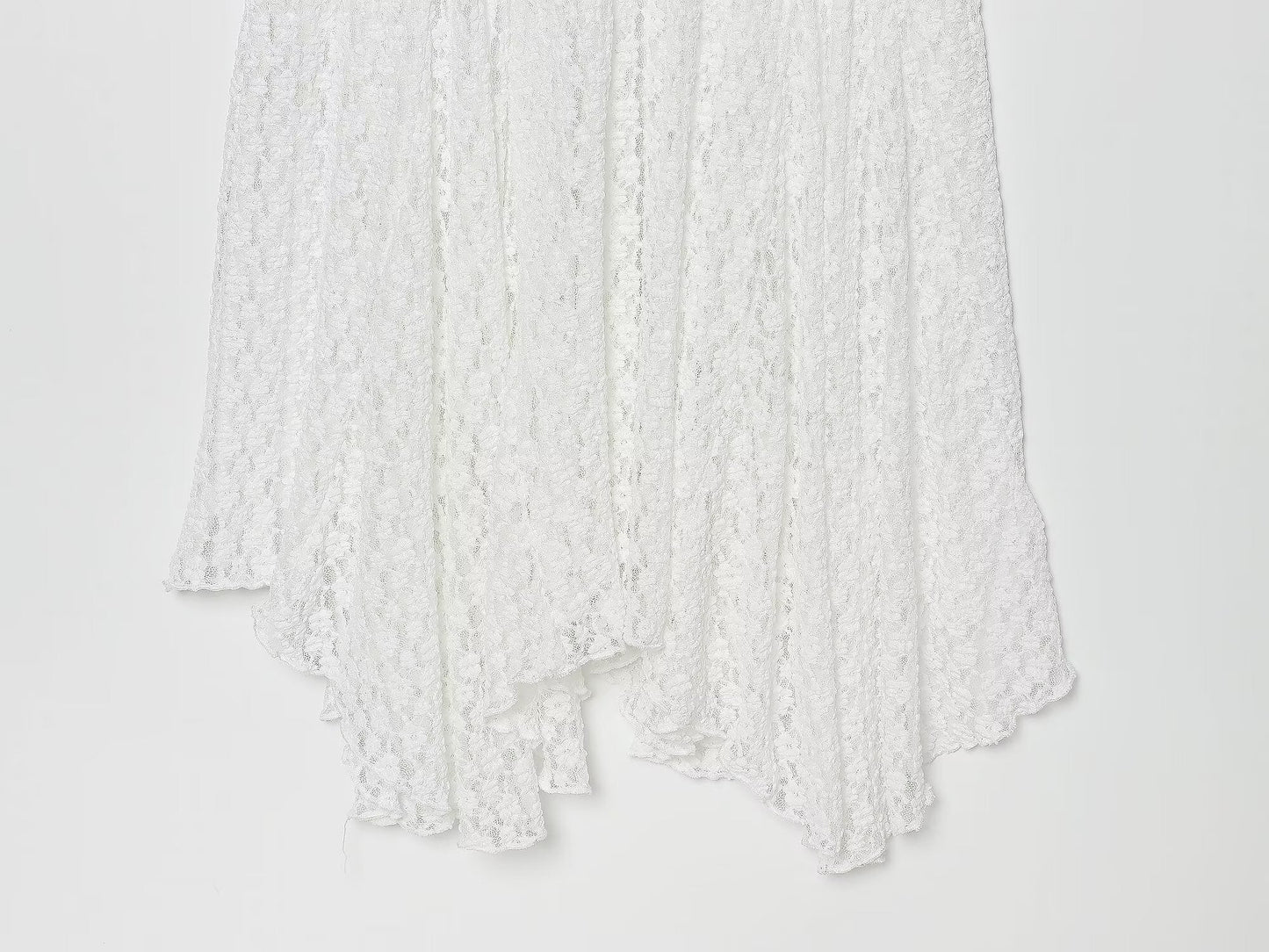 Women's lace decoration sleeveless MIDI dress