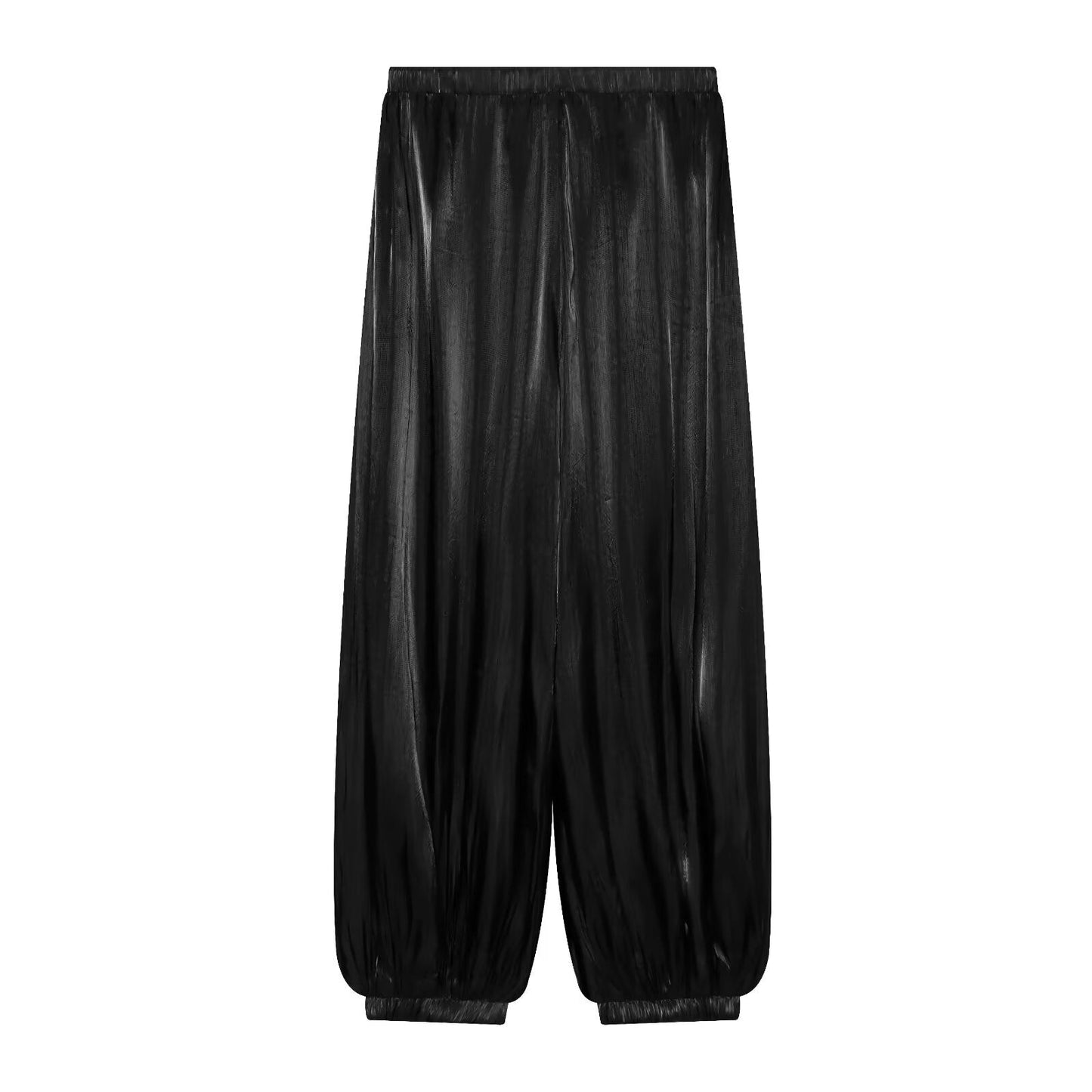 Women's comfortable pleated lantern pants