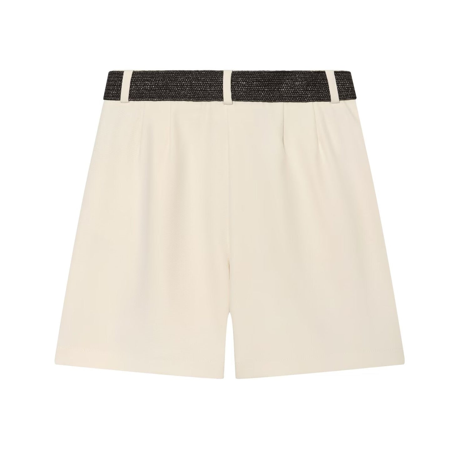 Women's With Belt pleated casual shorts