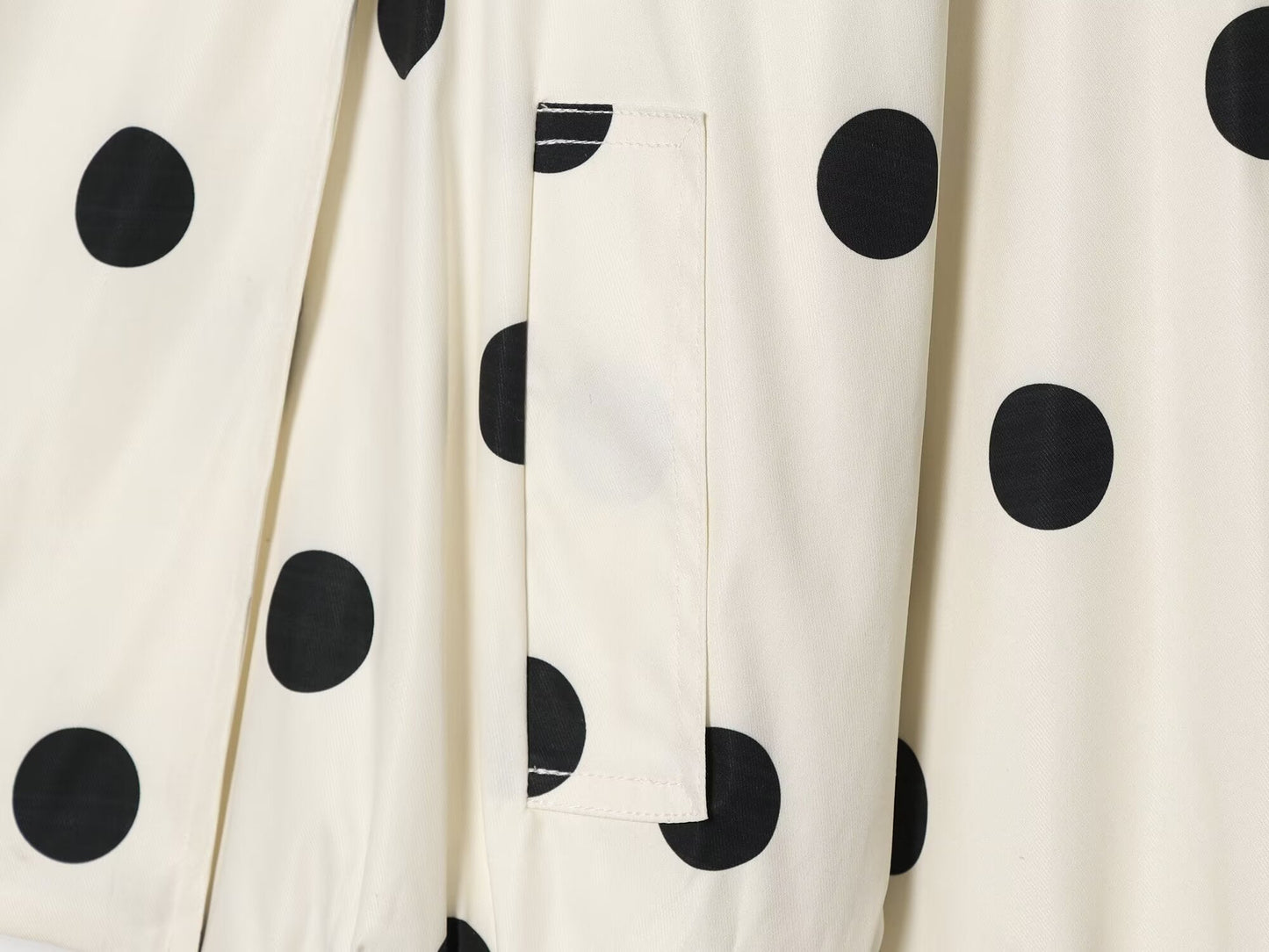 Women's polka dot pilot jacket Coat