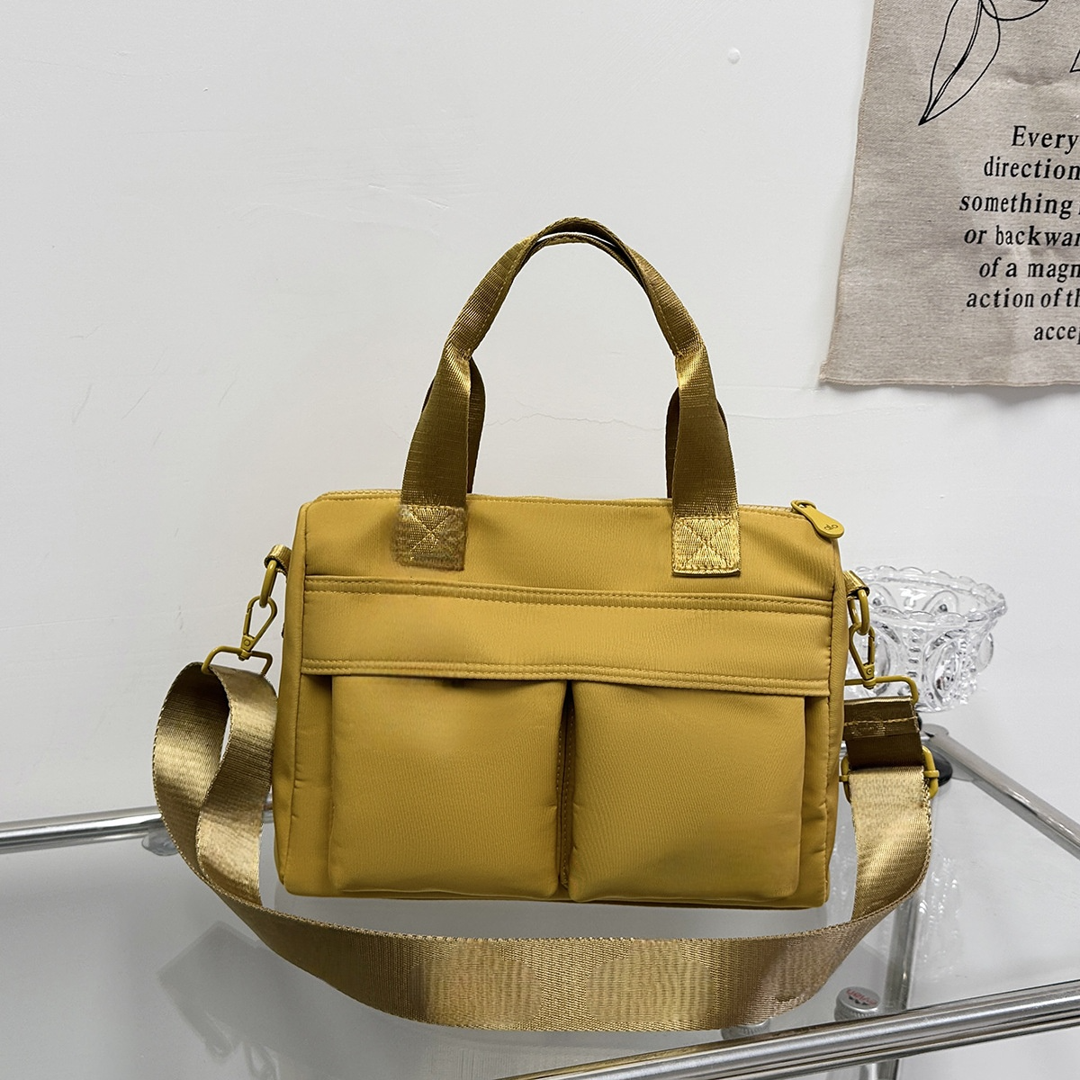 2026 women's new nylon cloth bag Joker one-shoulder diagonal bag