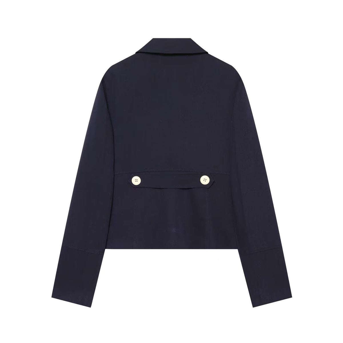Women's contrasting button slim Blazer Coat