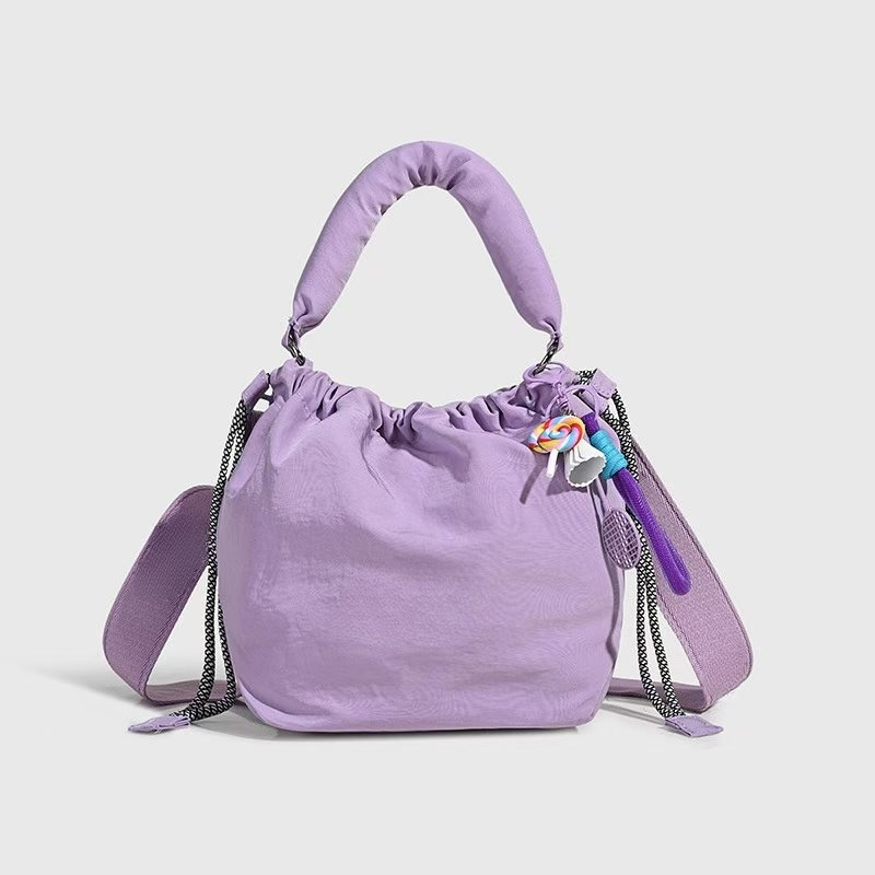 Women's new casual Joker drawstring slung portable mini bag