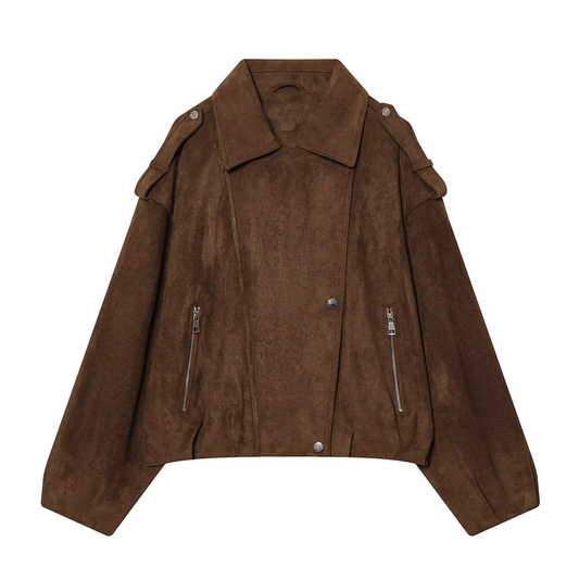 Women's Anti suede effect loose jacket Coat