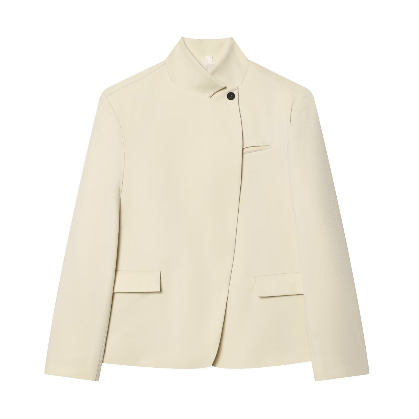 Women's casual stand collar Blazer Coat
