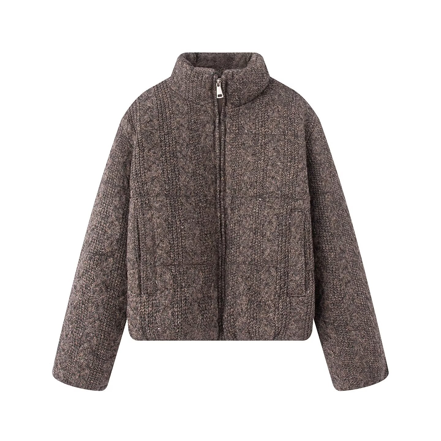 Women's Winter New Thick Warm Knitted Cotton Coat