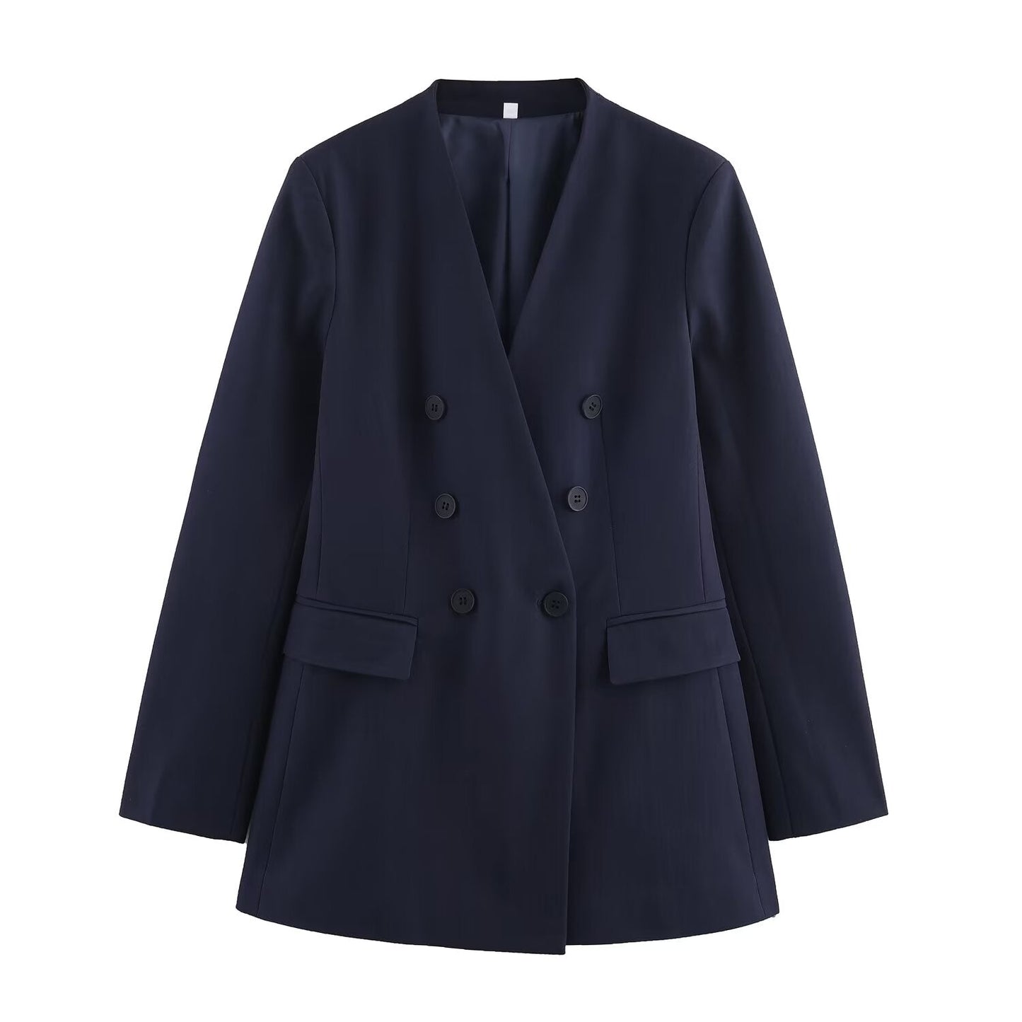 Women's new fashion long sleeved double breasted V-neck suit jacket+Pants suit