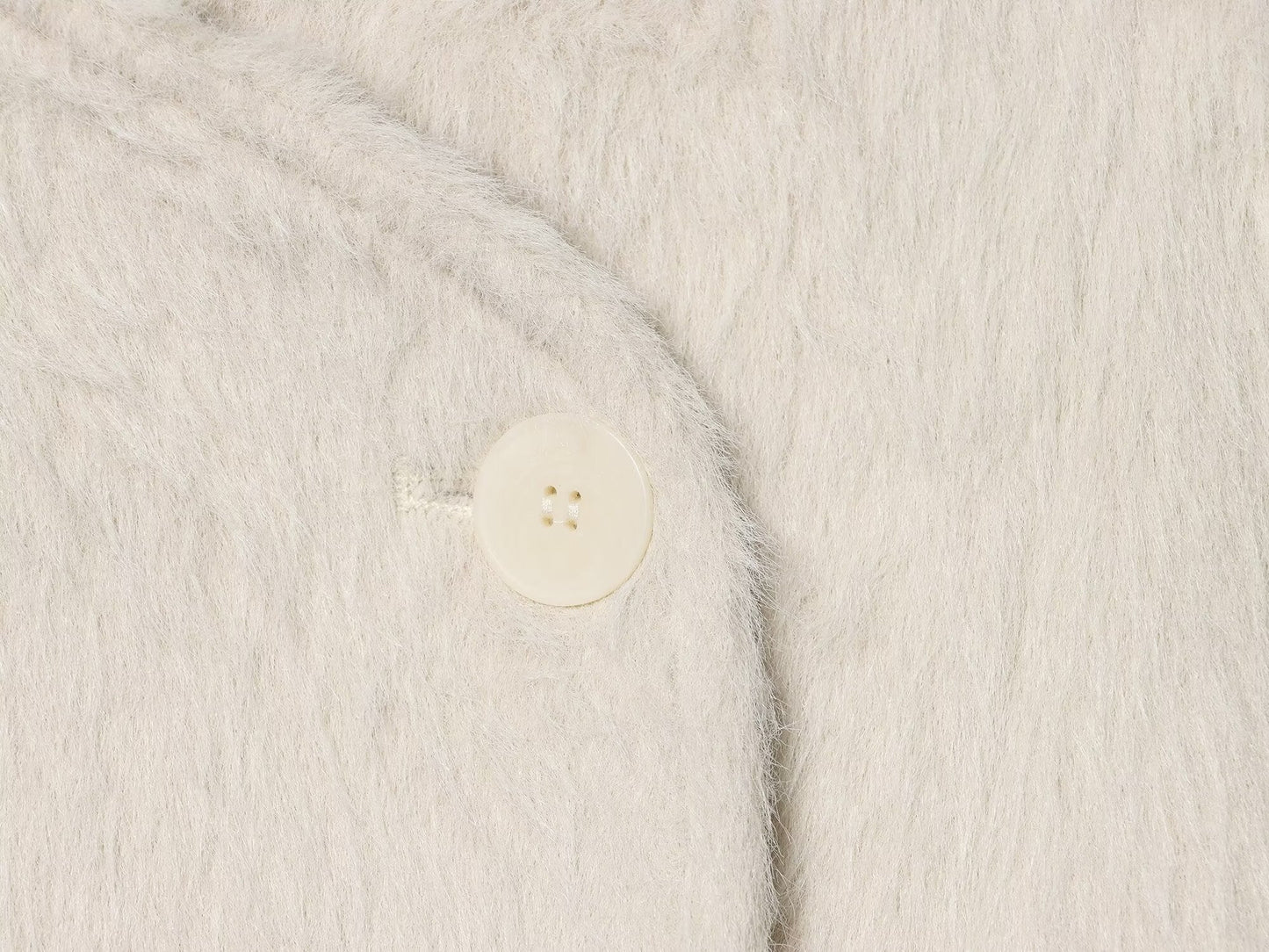 Women's long sleeved fleece jacket Coat