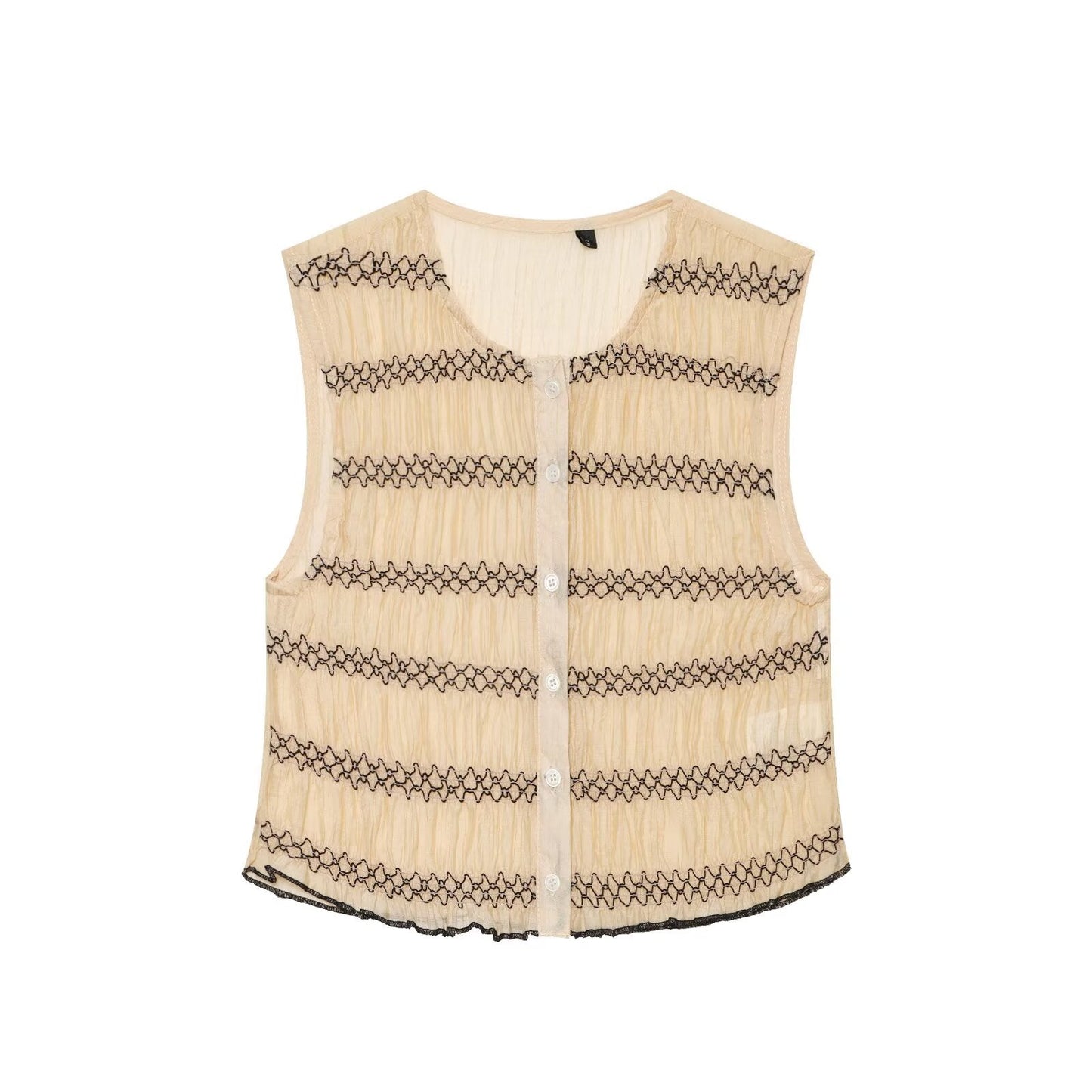 suit Women's 2 pieces contrasting stitching vest style top+Pants