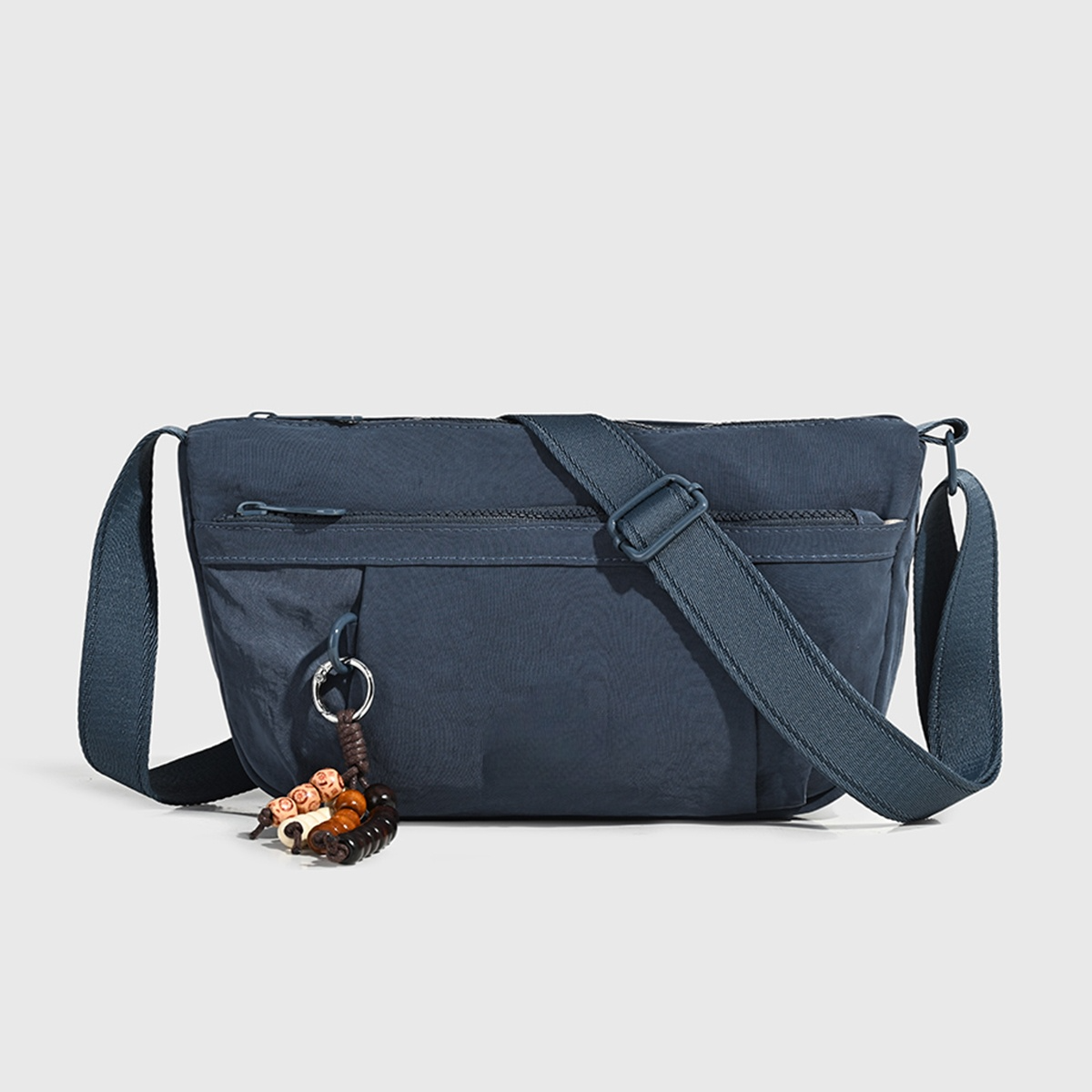 Women's new casual fashion zipper lightweight shoulder crossbody bag