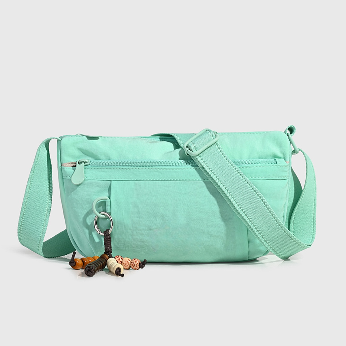 Women's new casual fashion zipper lightweight shoulder crossbody bag