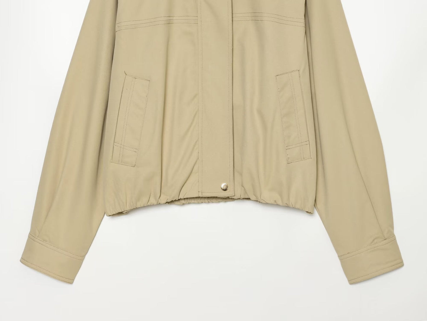 Women's patchwork lapel pilot jacket Coat