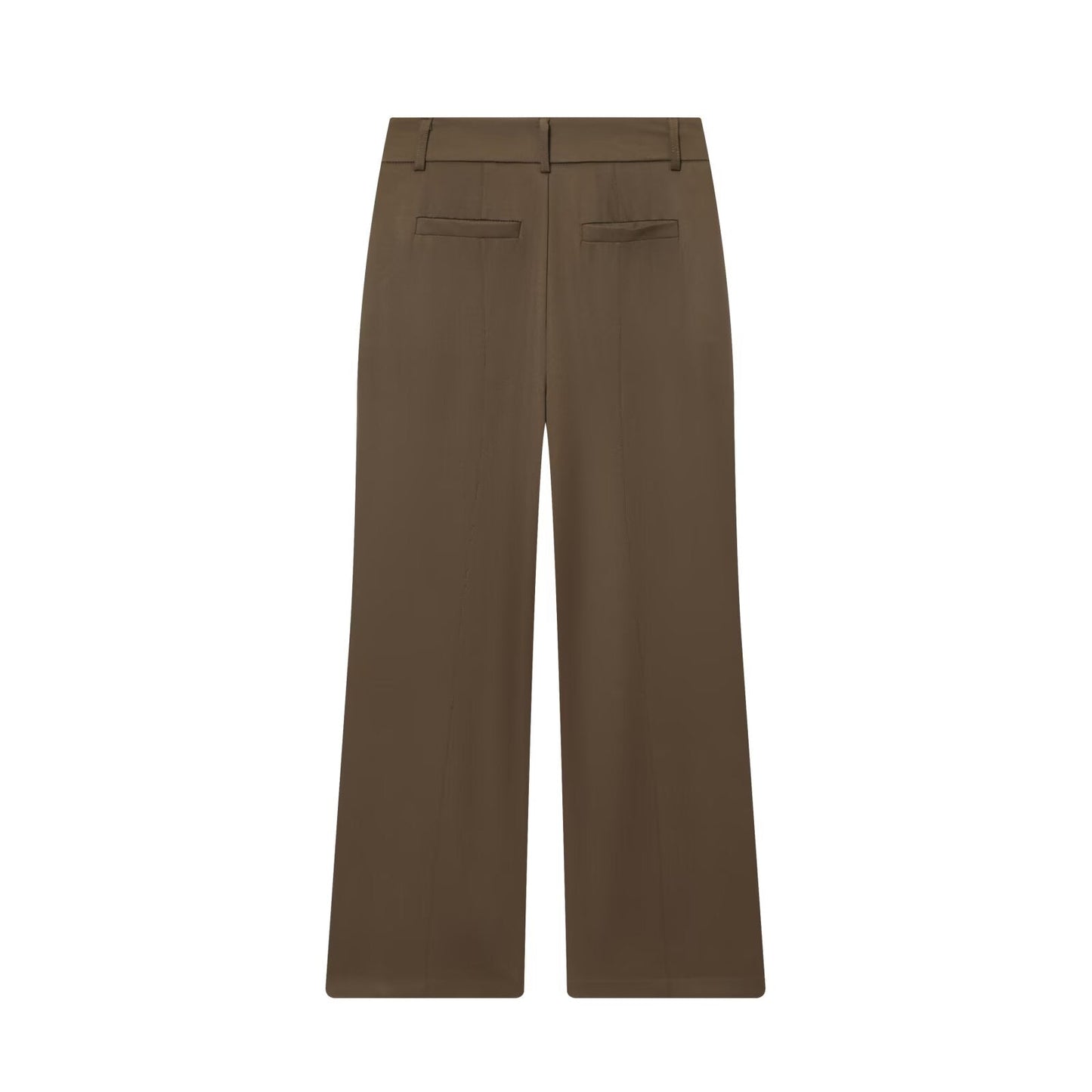 Women's new loose casual high waisted zipper pants