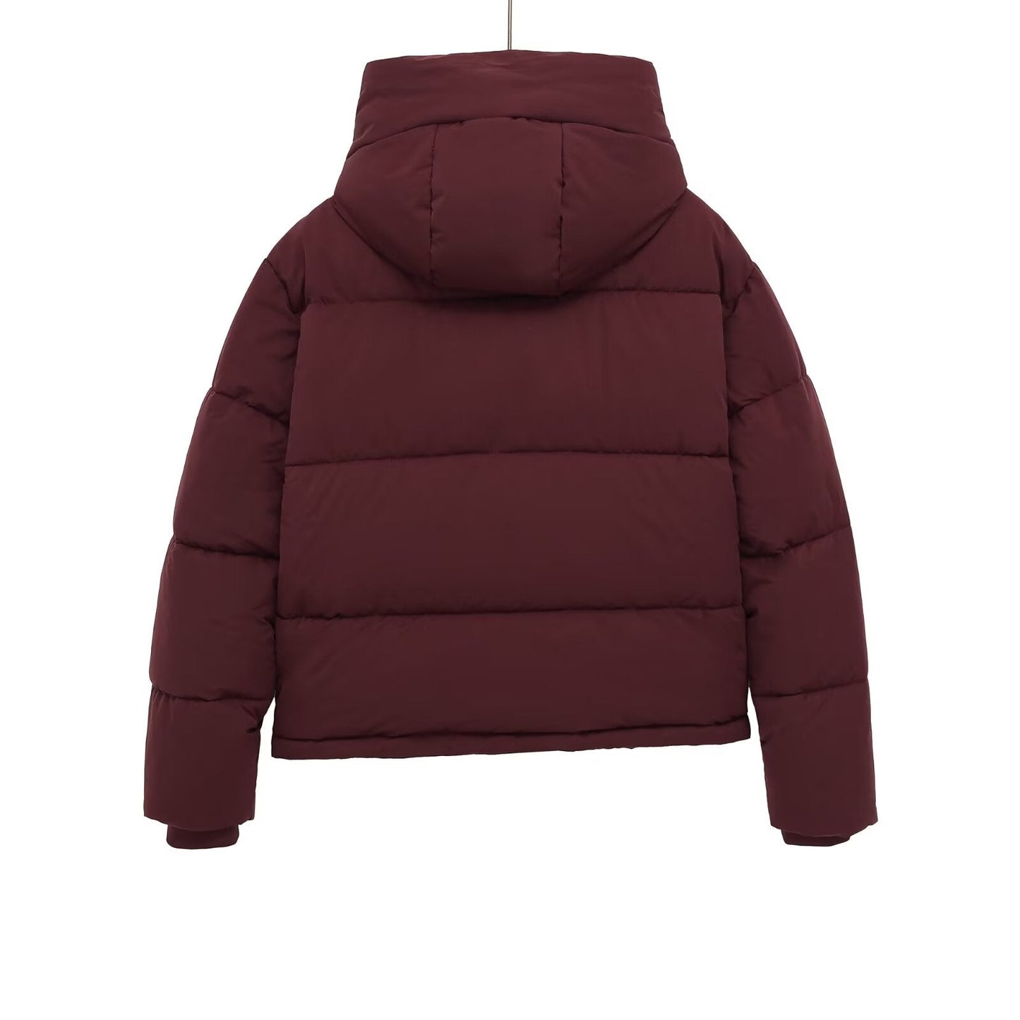 Women's thick windproof hooded cotton jacket Coat