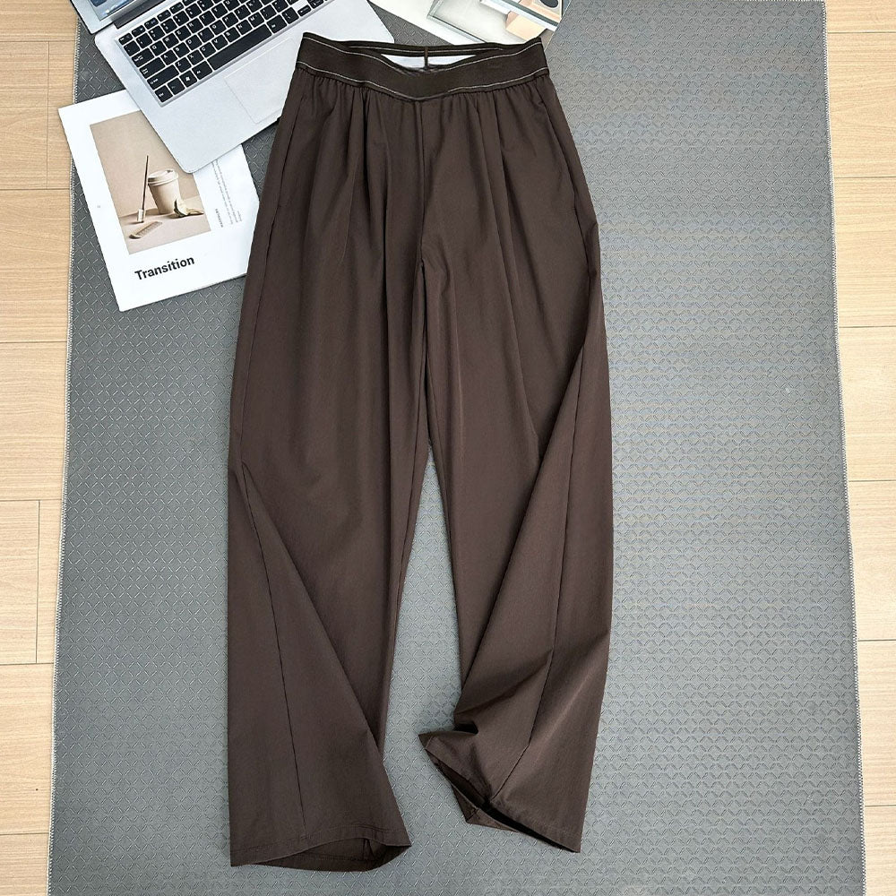Ladies' New Yoga High Waist Ladies' Yoga Casual Straight Pants