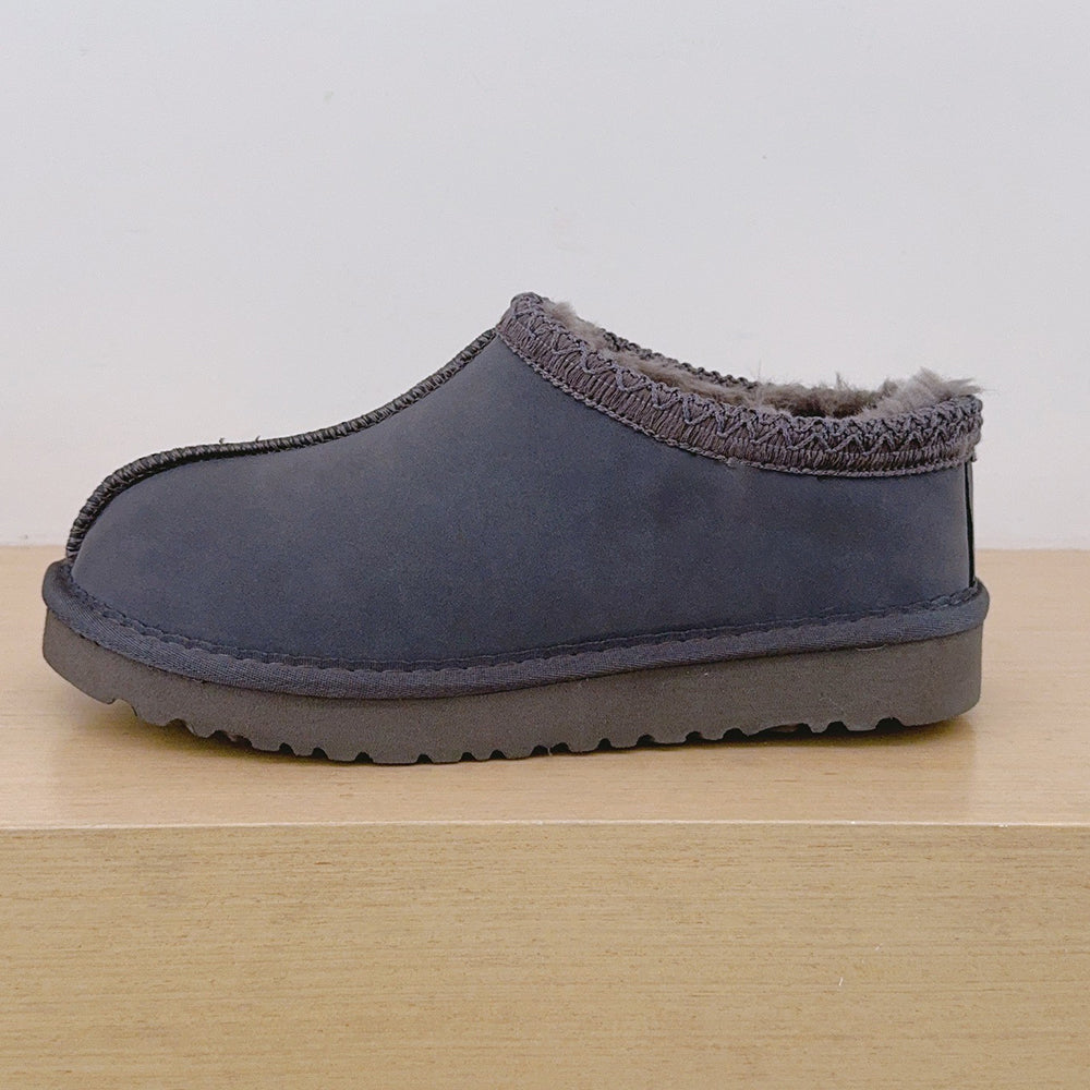 Women's new thin-soled and velvet padded snow boots