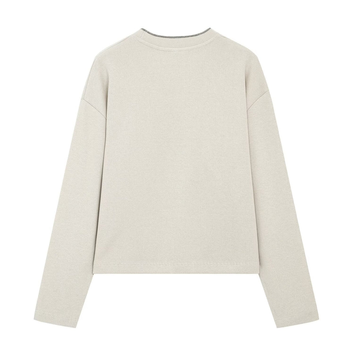 suit Women's 2 pieces contrasting striped soft texture sweatshirt+Pants
