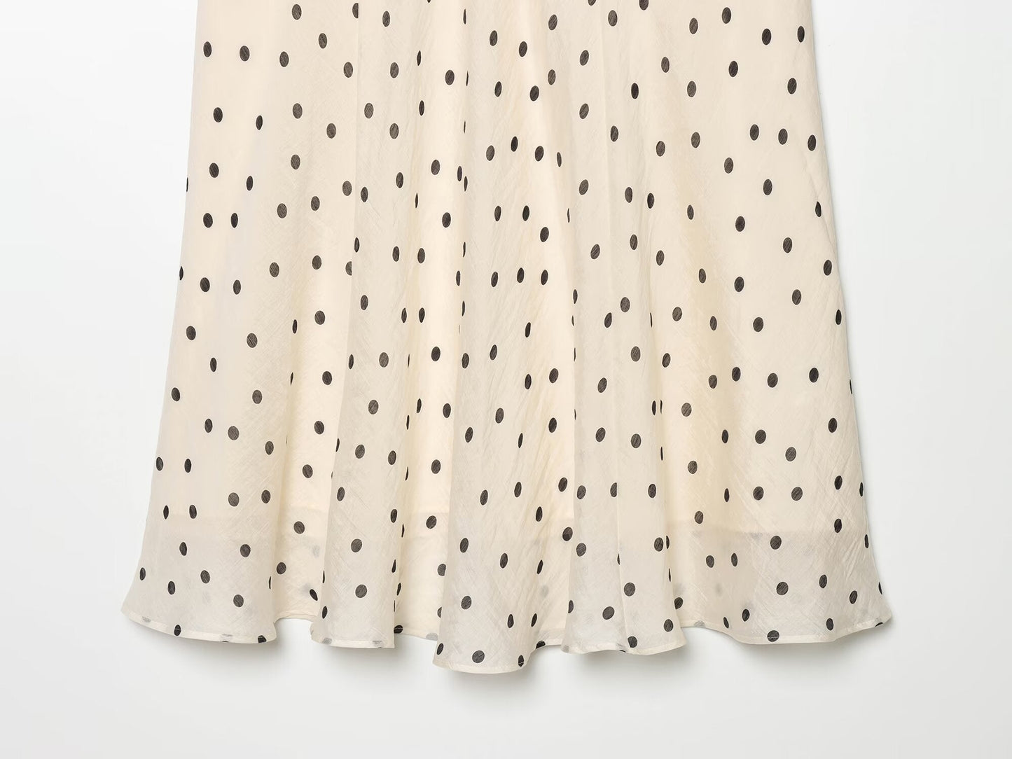 suit Women's 2 pieces polka dot lace up MIDI skirt+polka dot bow top