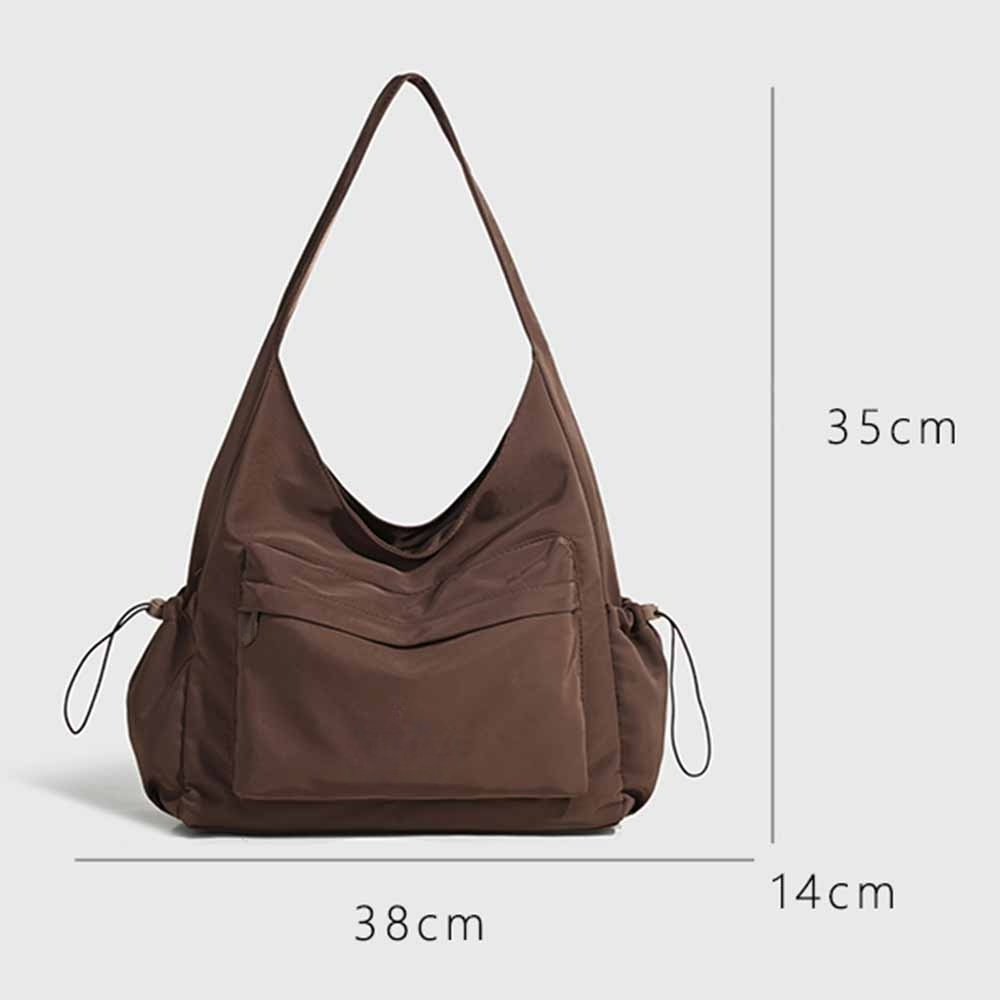 Women's new casual fashion multi-pocket commuter shoulder bag