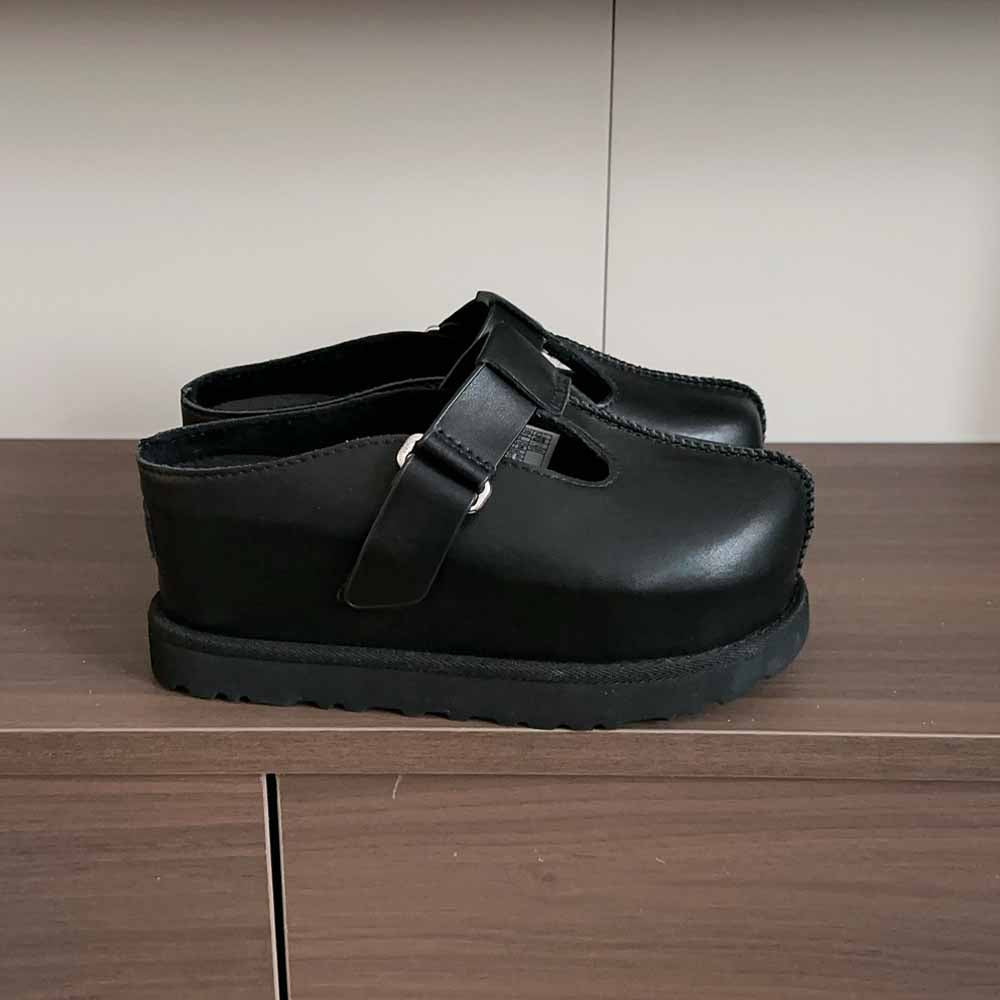 Women's new ultra-thick bottom-raised semi-enclosed slippers