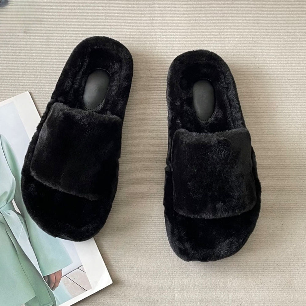 Women's new autumn and winter plush slippers