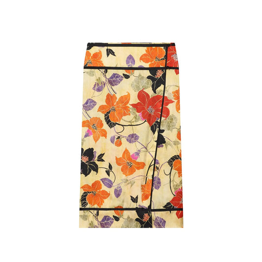 Women's floral printed sarong skirt