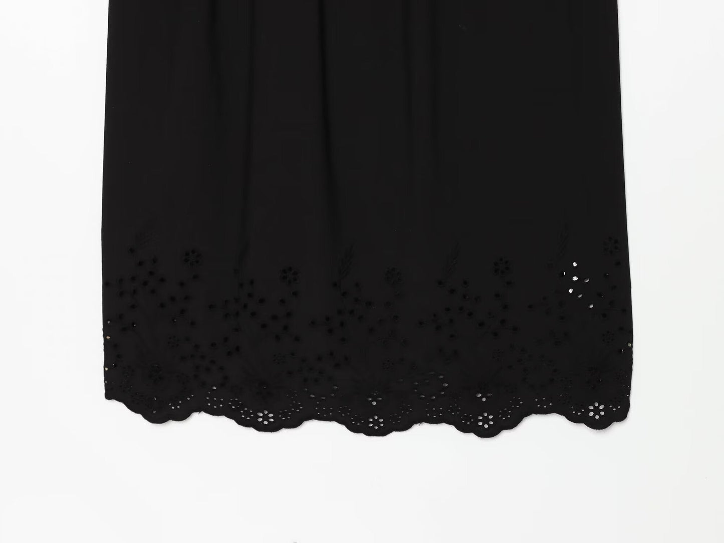 Women's hollowed out embroidered MIDI dress