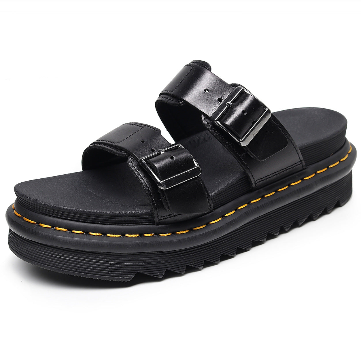 Women's new fashion platform sandals have a shoe box