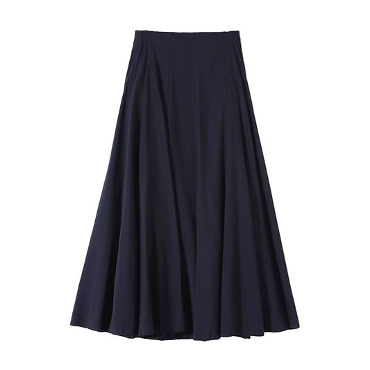 Women's casual draped MIDI skirt