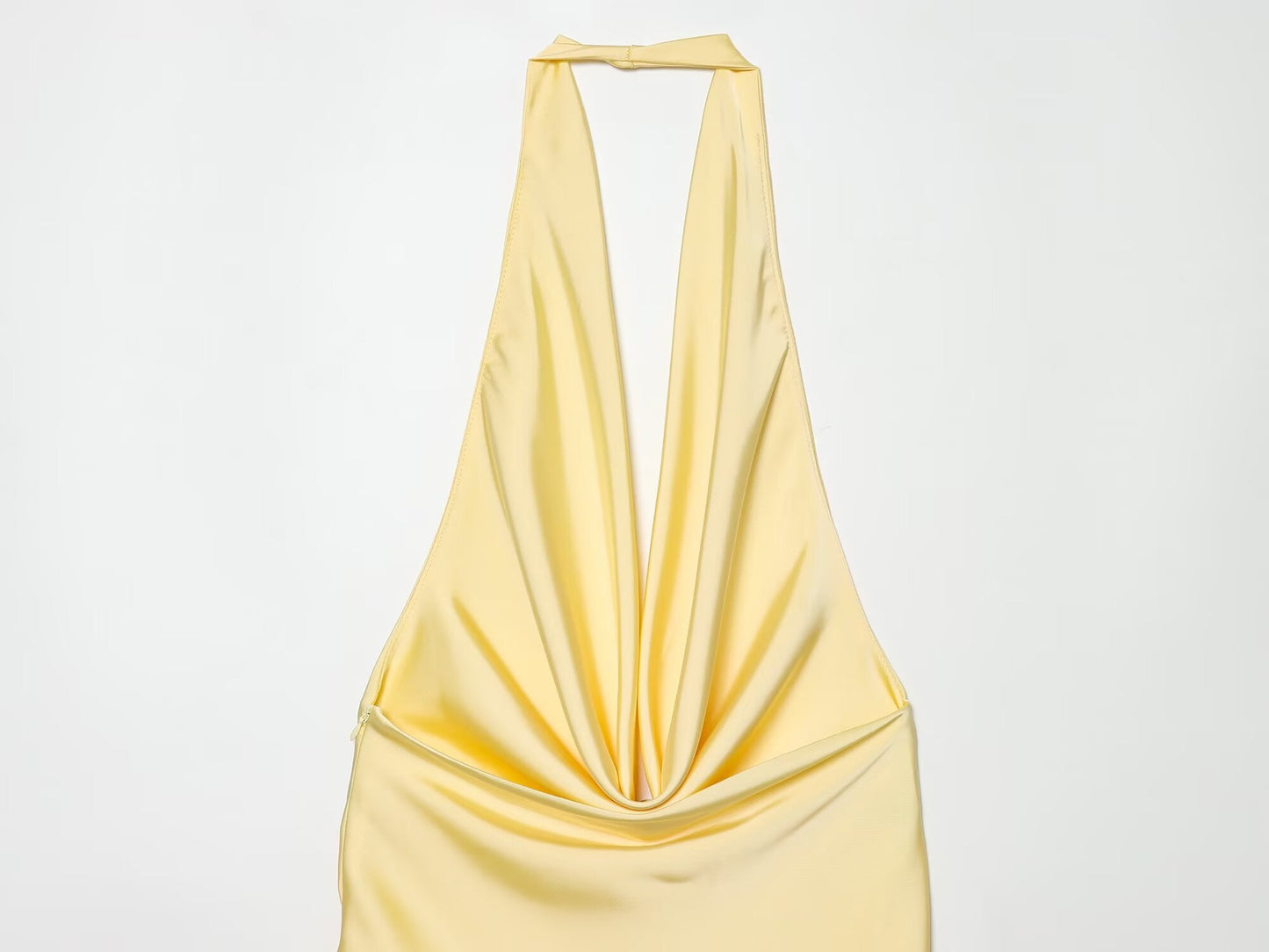 Women's satin textured belt mini dress