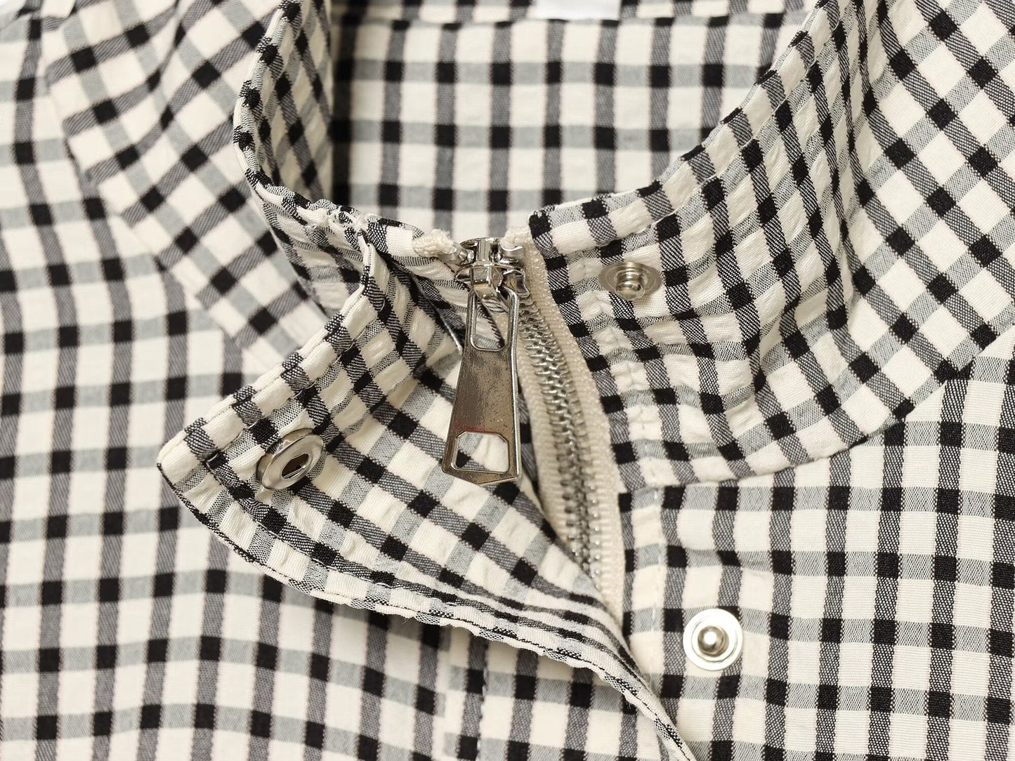 Women's checkered pilot jacket Coat
